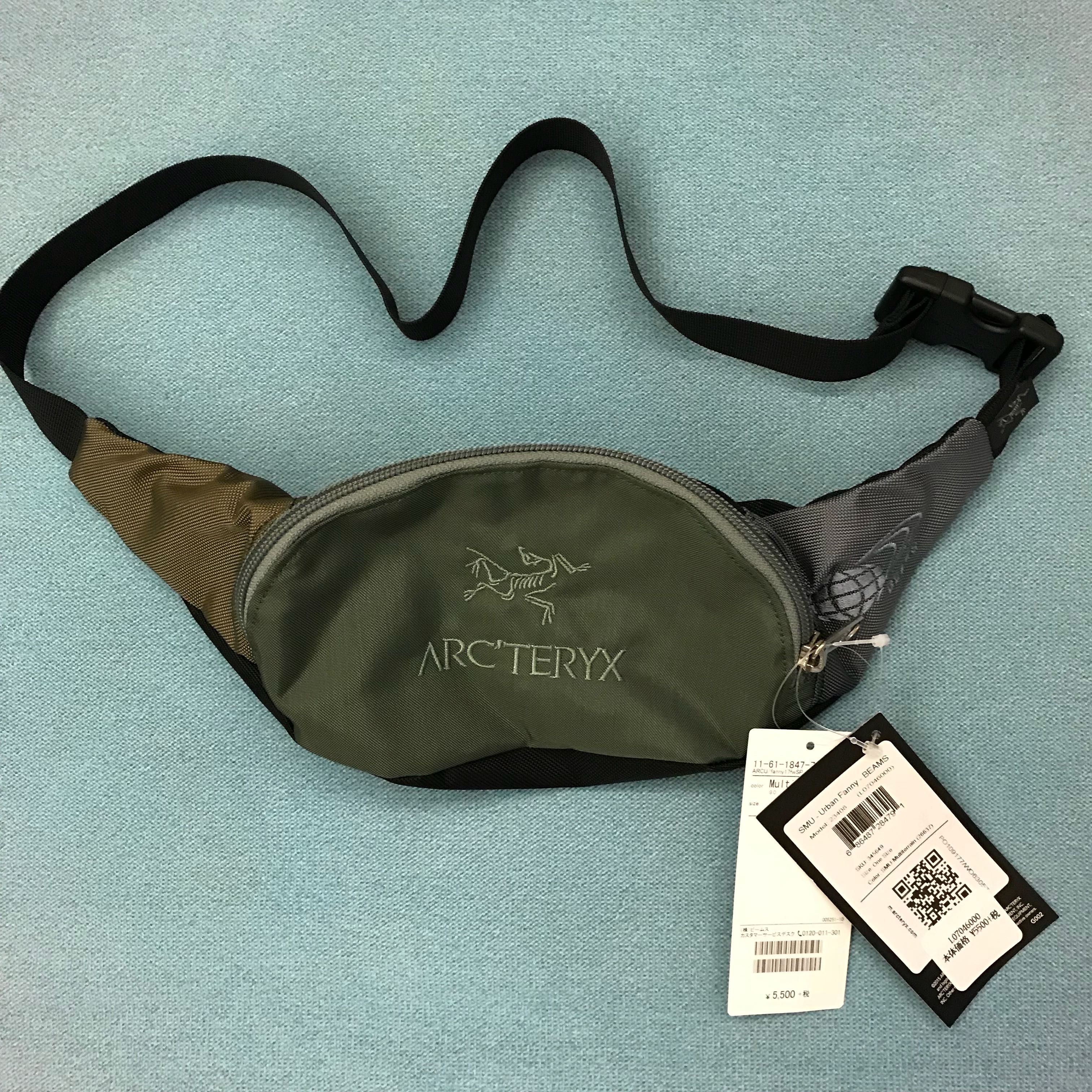 Beams x Arcteryx 腰包waist bag, 男裝, 袋, 腰袋、手提袋、小袋 