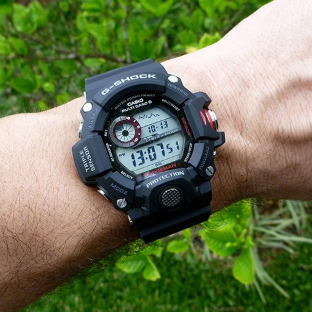 BNIB Casio G Shock Rangeman Triple Sensor Atomic GW 9400 1 GW9400 Mens Watch