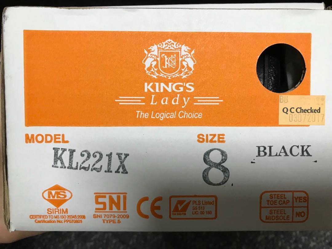 BNIB King s Lady Safety Shoes size UK8 Women s Fashion Footwear Boots on Carousell