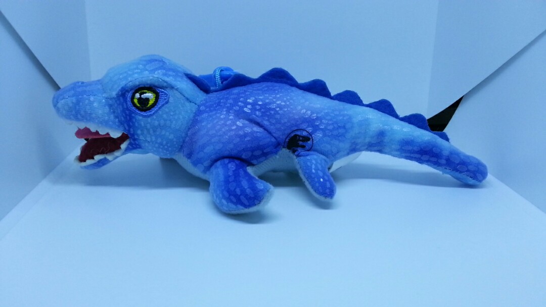 brand new 5 universal studios jurassic world mosasaurus dinosaur plush stuffed soft toy keychain bag charm clip