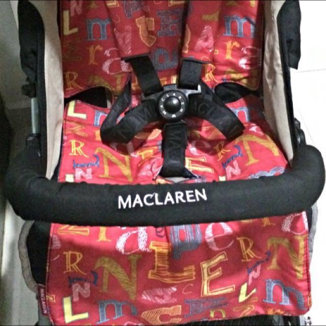 Brand NEW Original Maclaren Universal Bumper/Front Bar in Black