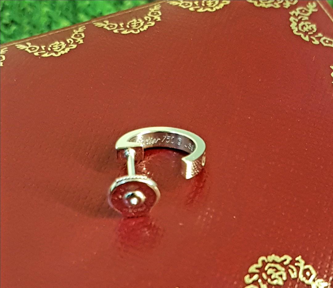 Cartier The Love Collection 18K White Gold Earrings