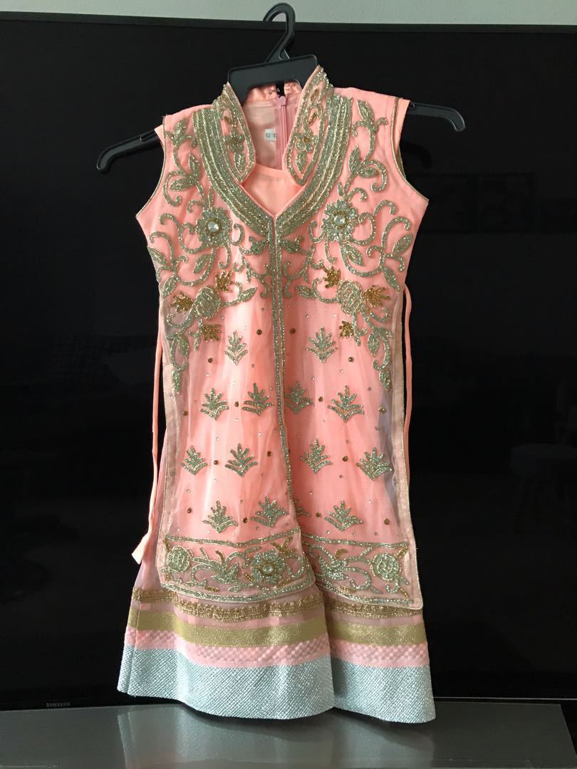 Children Traditional Indian Costume Babies Kids Girls Apparel