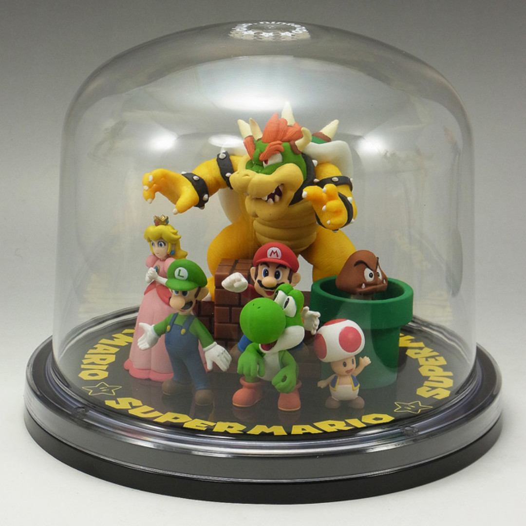 club nintendo mario statue
