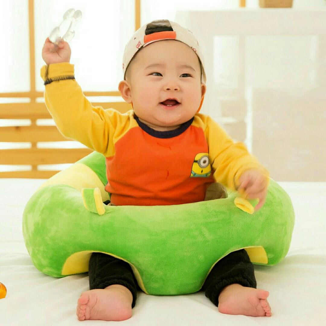 Colorful Baby Support Seat Learn sit Soft Chair Cushion Sofa Plush