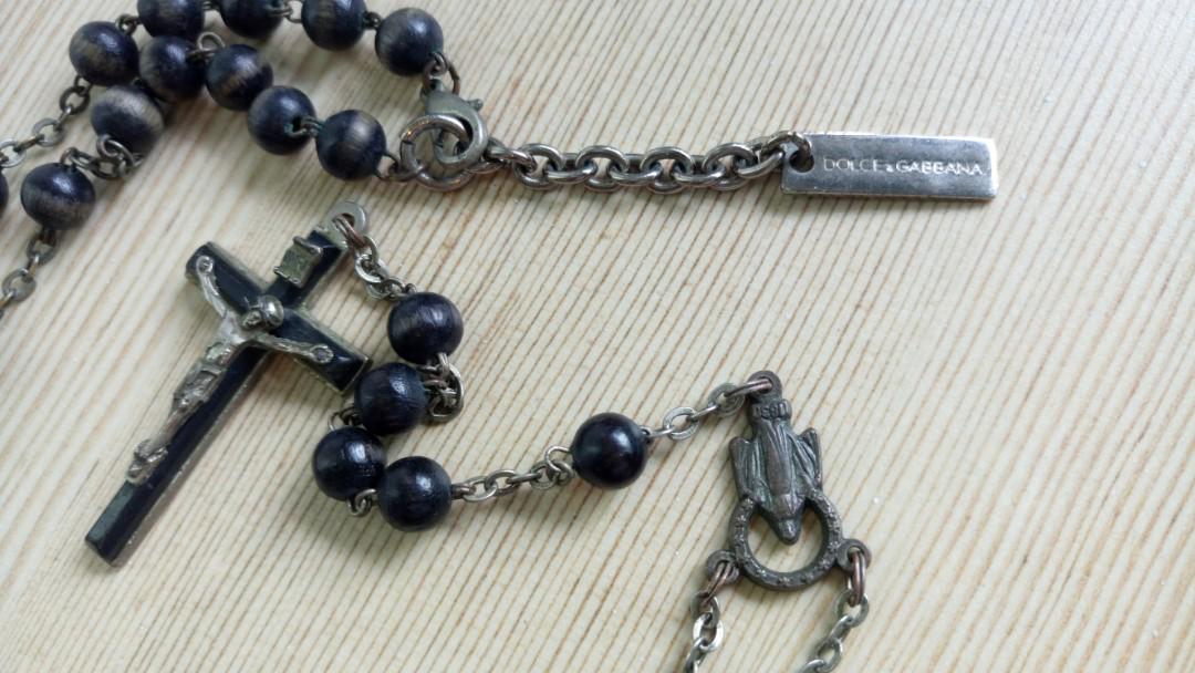 David Beckham Dolce and Gabbana Rosary necklace