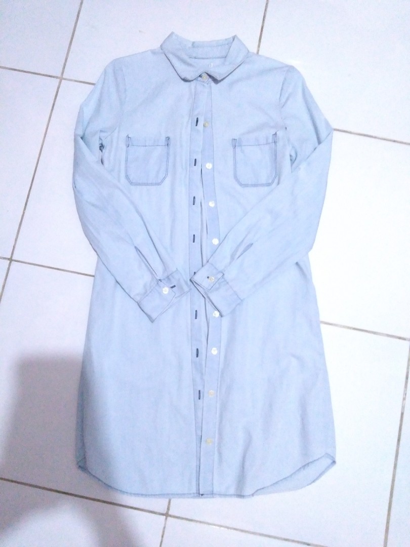 button down polo dress