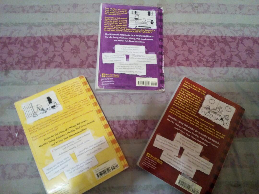 Diary of a Wimpy Kid (Category: Children's Books) located in Cebu City. Submitted by annelore1 (Listing ID 176811597, Image 2). Description: 200 each 550 for all.