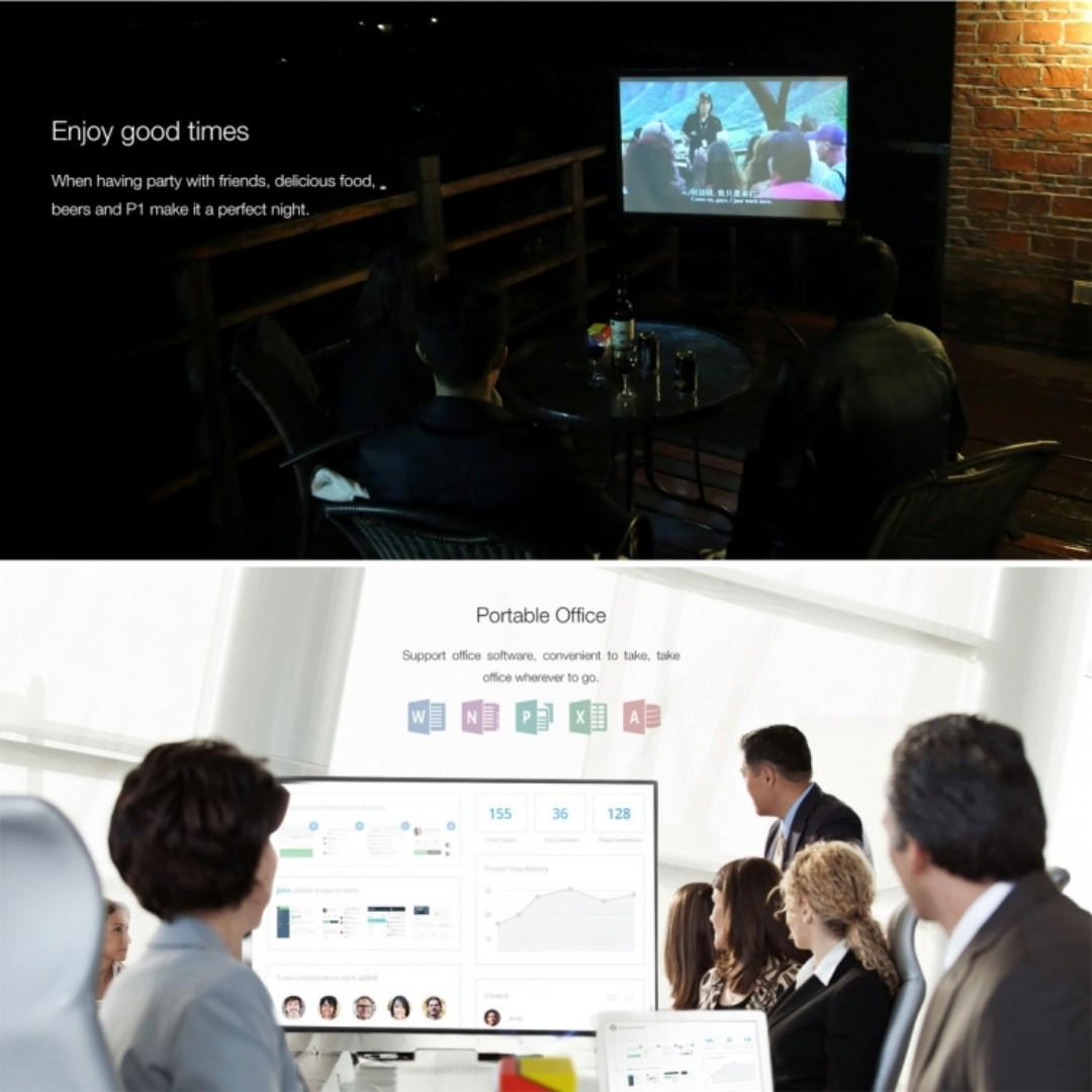 Smart Cube P1 Mini Projector., TV & Home Appliances, TV & Entertainment ...