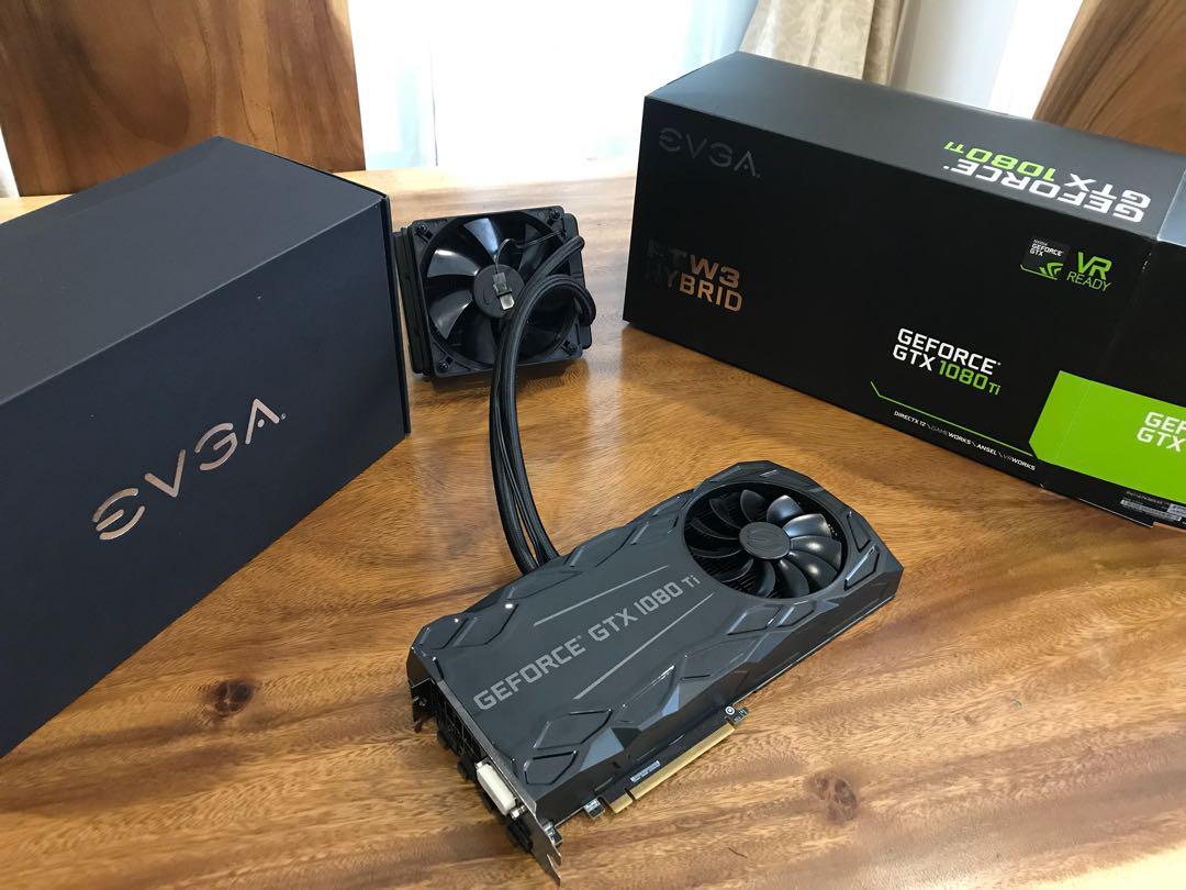 FTW3 Hybrid GTX1080Ti 1080Ti Water Cooled video card Computers
