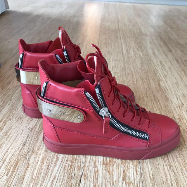 Red sales giuseppe loafers