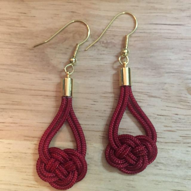 Chinese knot clearance earrings