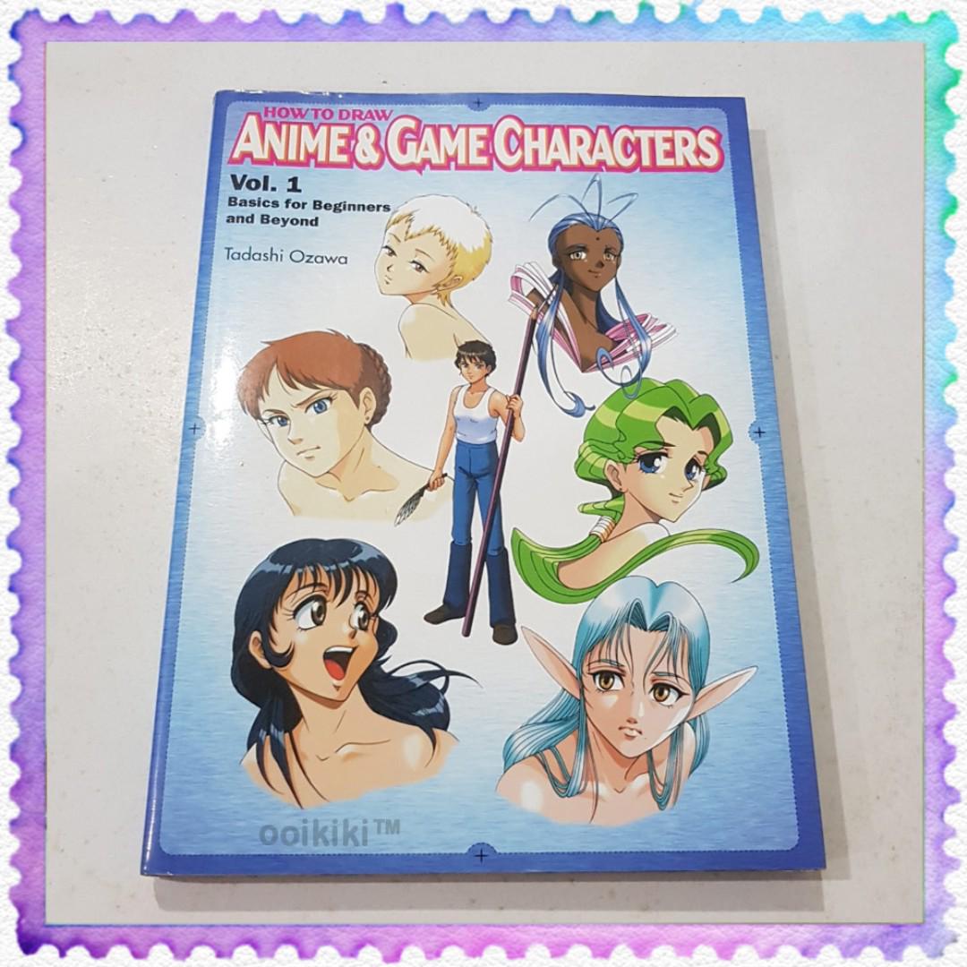 How To Draw Anime Game Character Art Reference Drawing Guide Text Book Vol 1 Books Stationery Books On Carousell