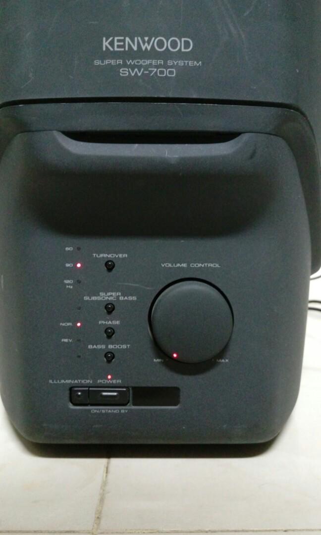Kenwood SW700 active sub / subwoofer / subwoofer / super woofer 超重低音