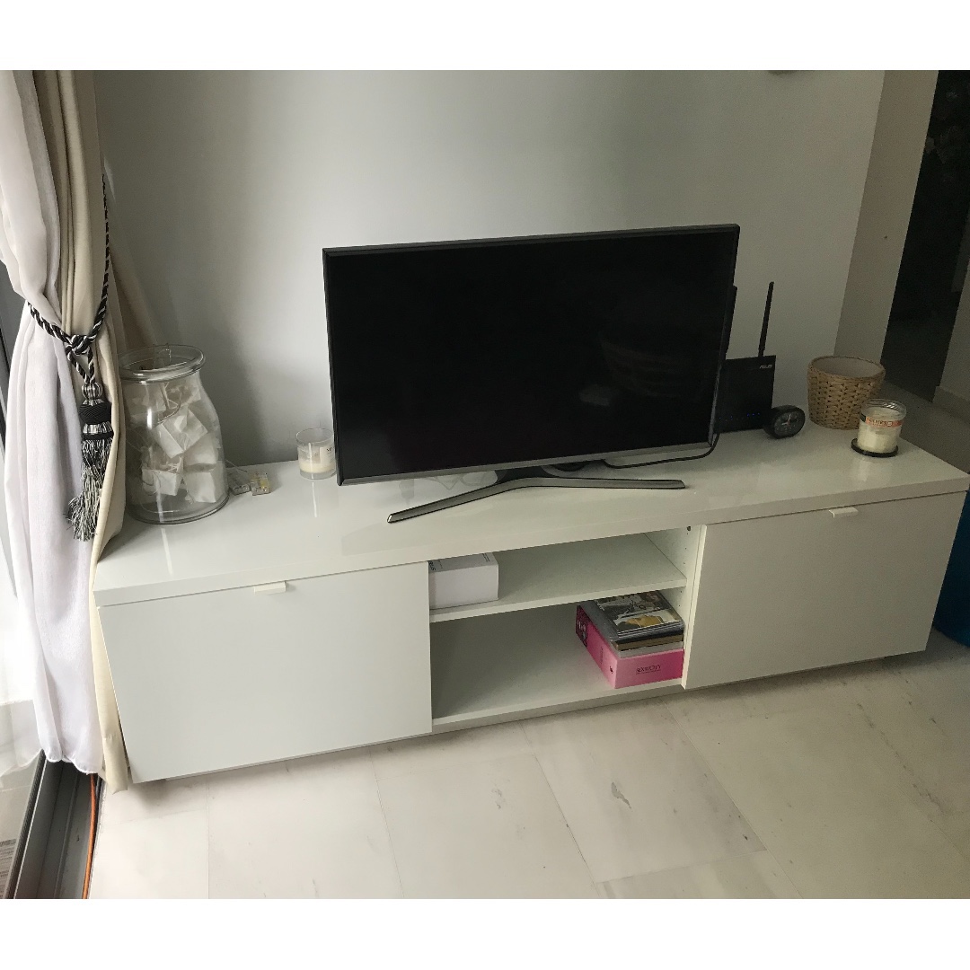 IKEA BYAS TV cabinet bench nearly new condition