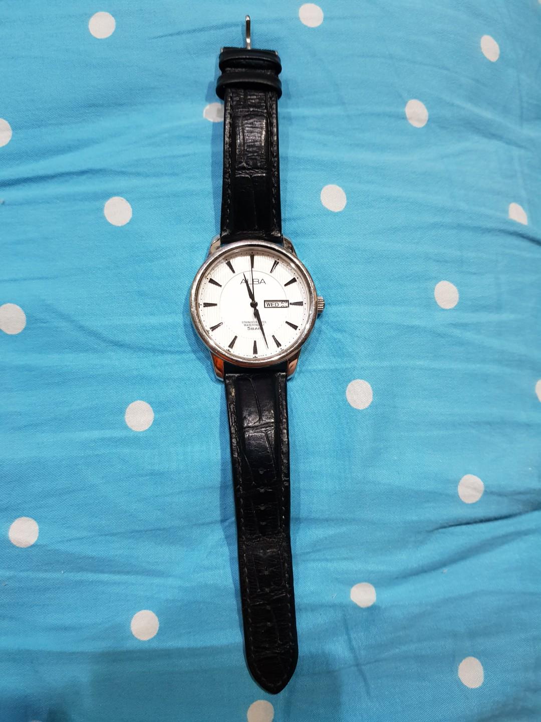 Jam Tangan Alba Original Fesyen Pria Jam Tangan Di Carousell