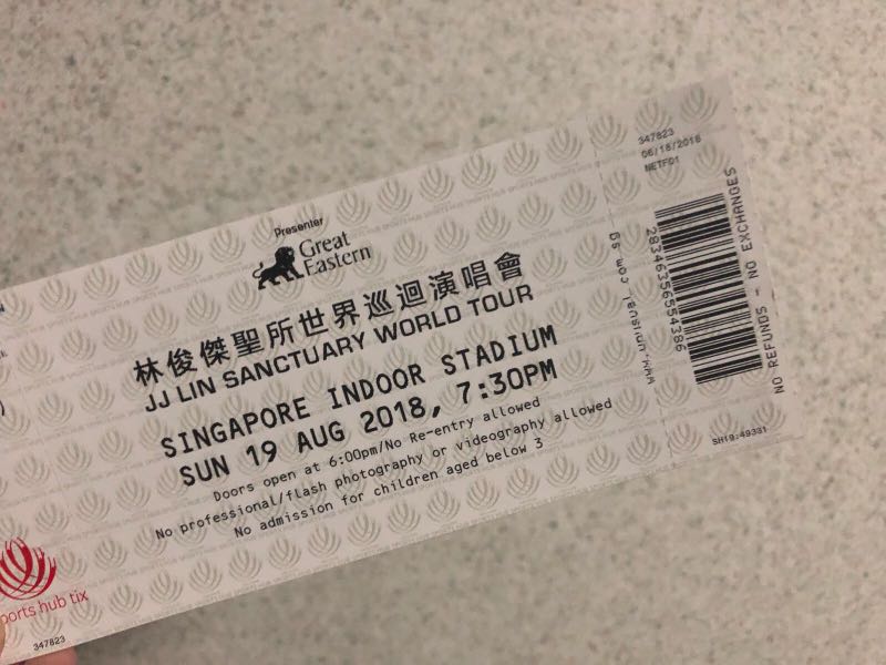 Jj Lin Sanctuary World Tour Concert Entertainment Events Concerts On Carousell
