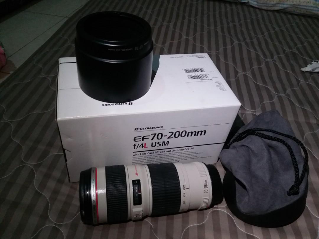 jual santai lensa tele canon ef 70 200mm f 4l usm