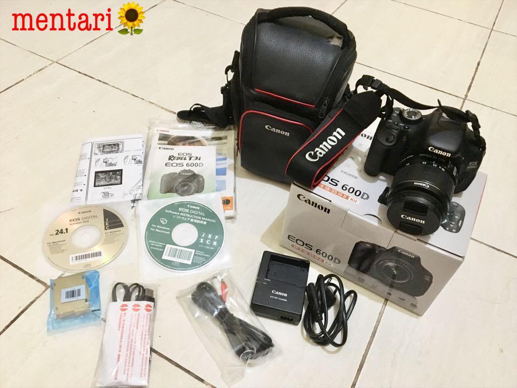 kamera canon eos 600d full set