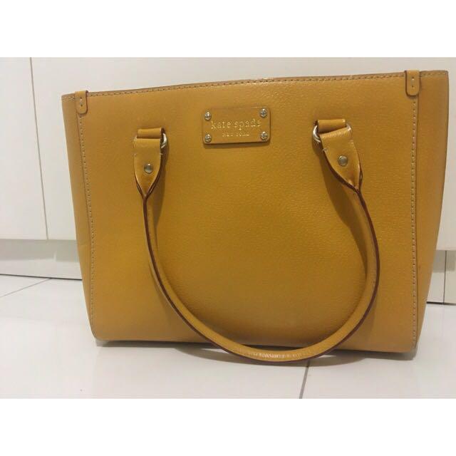 Kate spade mustard bag sales