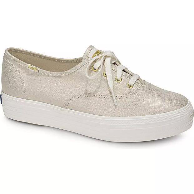 Keds metallic best sale linen