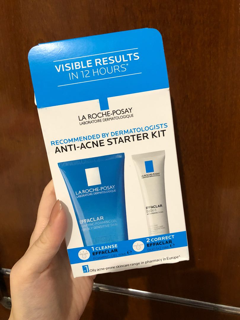 La Roche Posay Anti Acne Starter Kit Gel Facial Wash Effaclar Duo