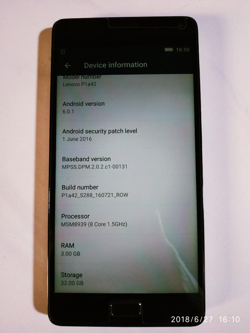 Lenovo P1 Turbo Silver Telepon Seluler Tablet Di Carousell