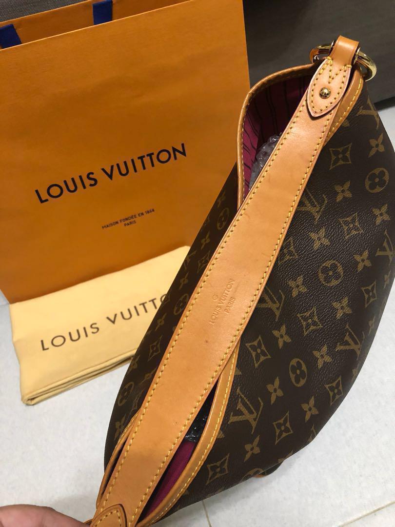 Authenticated Used LOUIS VUITTON Louis Vuitton Delightful PM Shoulder Bag  M50155 Monogram Canvas Leather Brown Semi-Shoulder One 