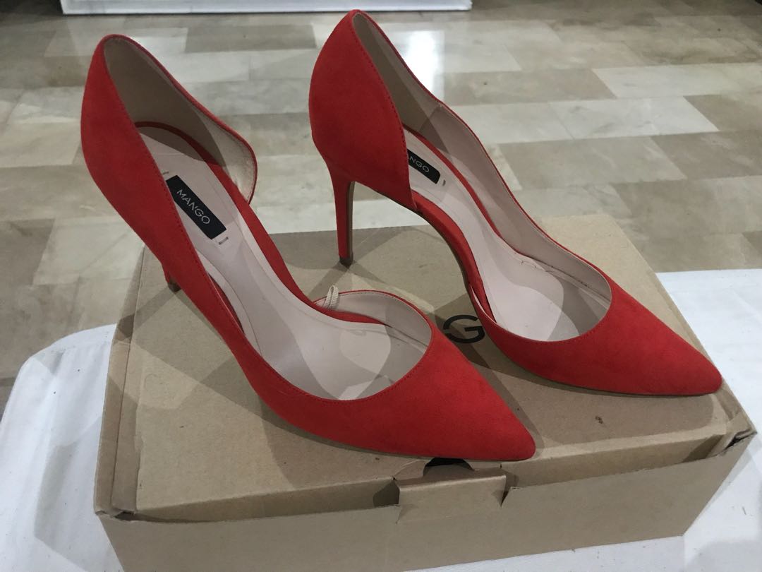mango red heels