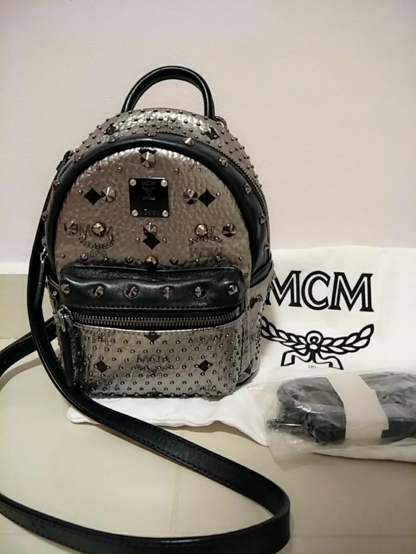 MCM mini backpack sling bag
