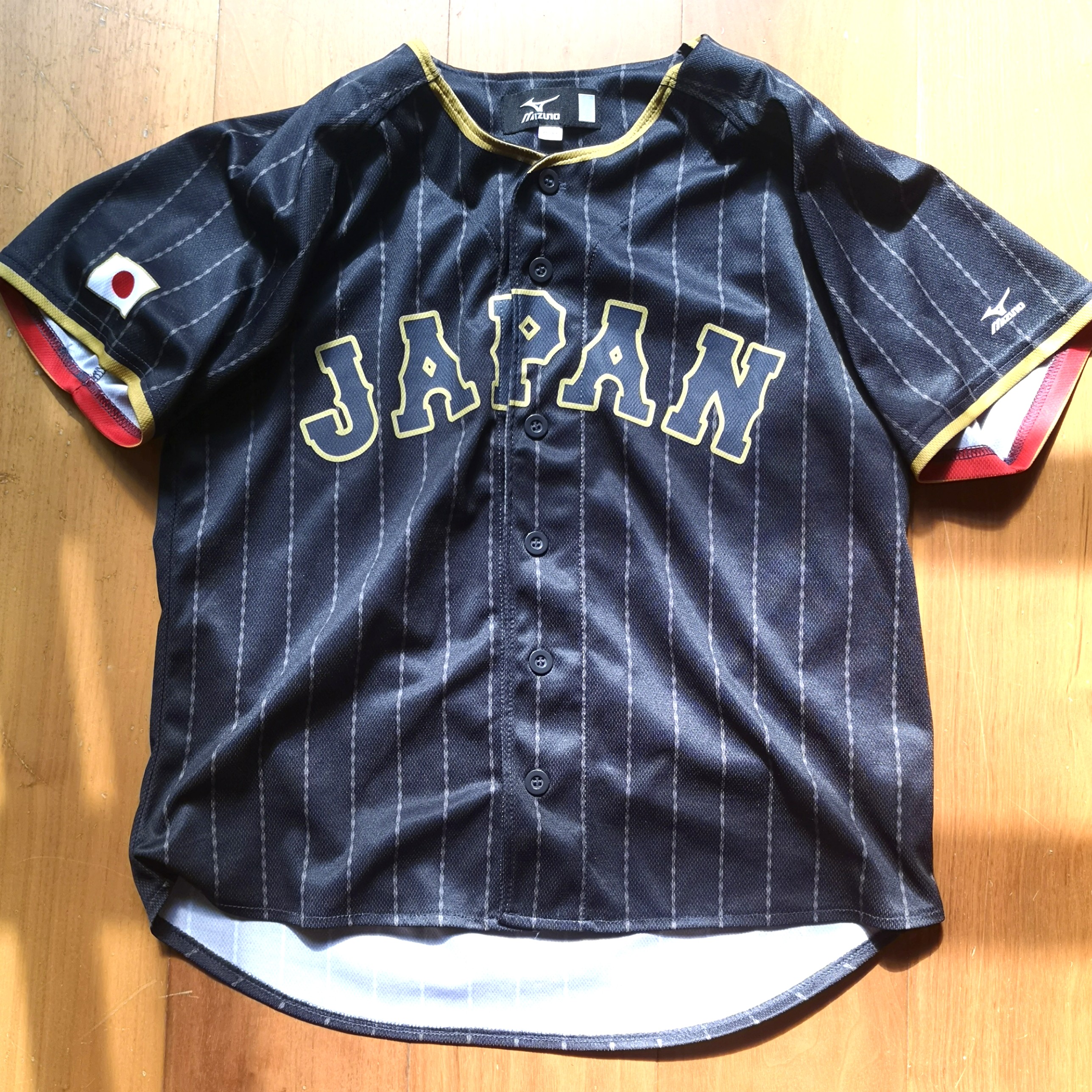 日本隊🇯🇵Mizuno 侍Japan 大谷翔平球衣, 男裝, 上身及套裝, T-shirt 