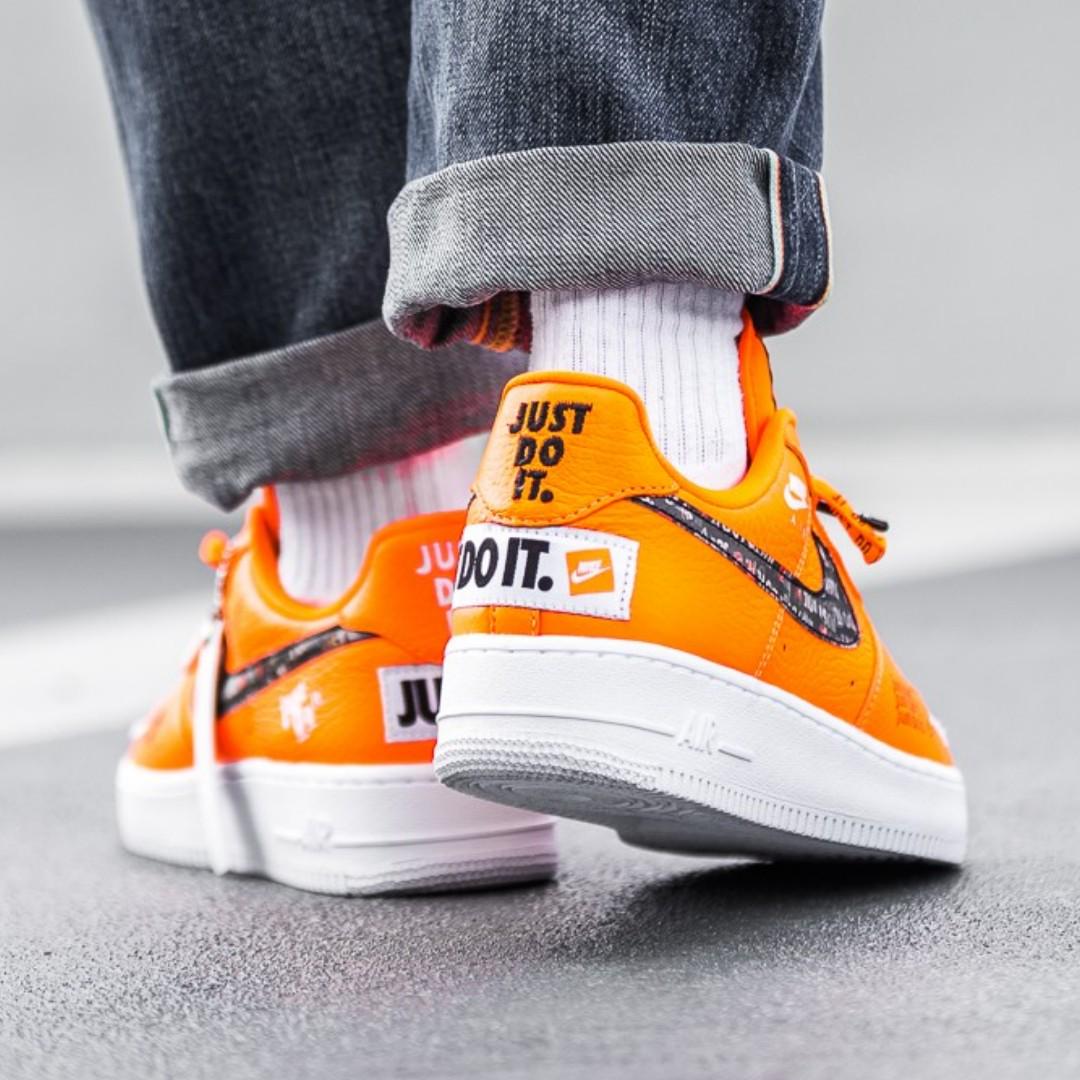 Air force 1 just do it clearance pack orange