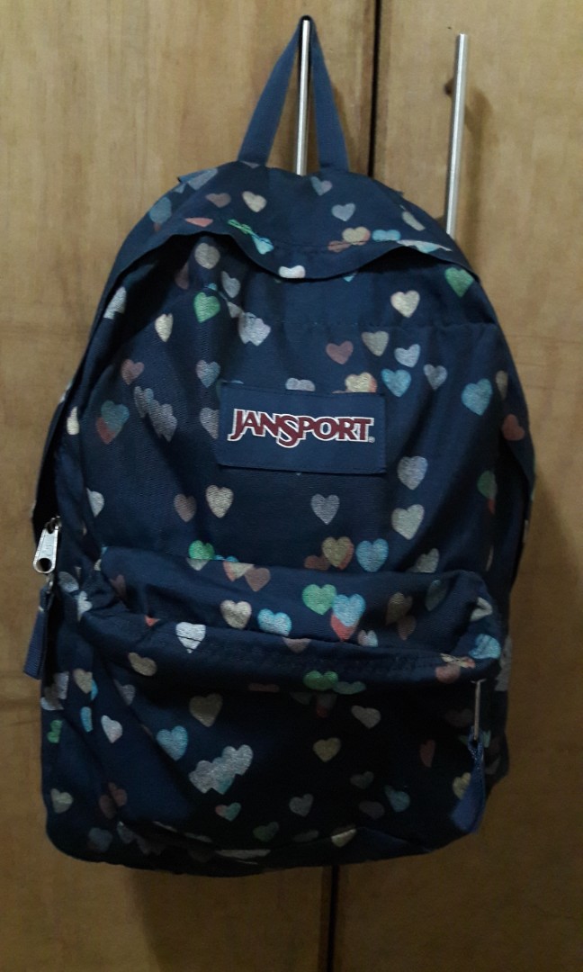 jansport heart backpack
