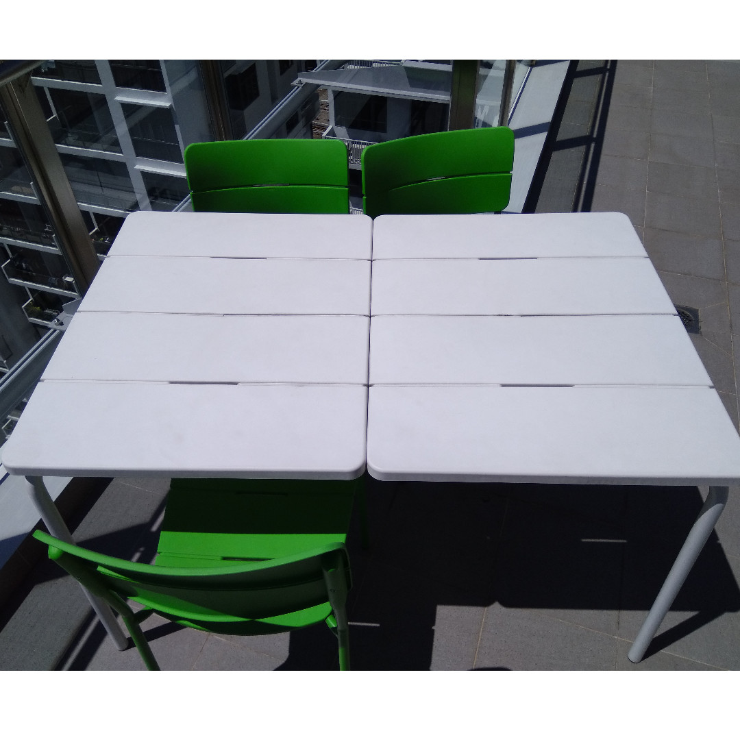 Vaddo Chair Outdoor White Ikea Indonesia