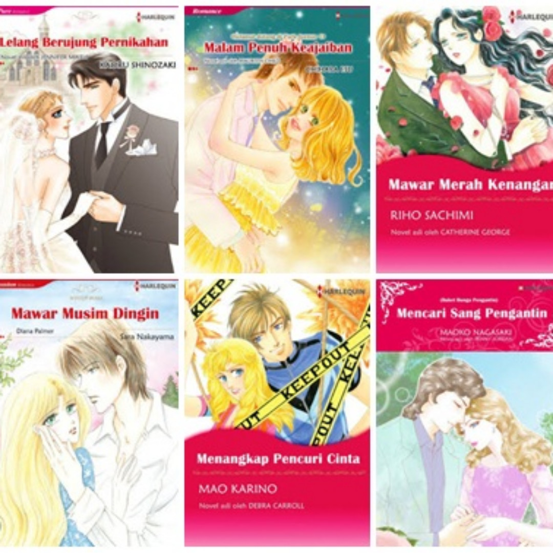 Paket Ebook Komik Harlequin Terjemahan 22 Buku Alat Tulis