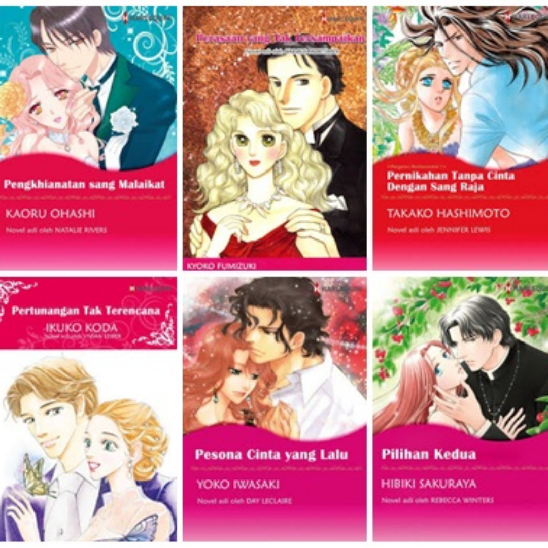 Paket Ebook Komik Harlequin Terjemahan 24 Buku Alat Tulis