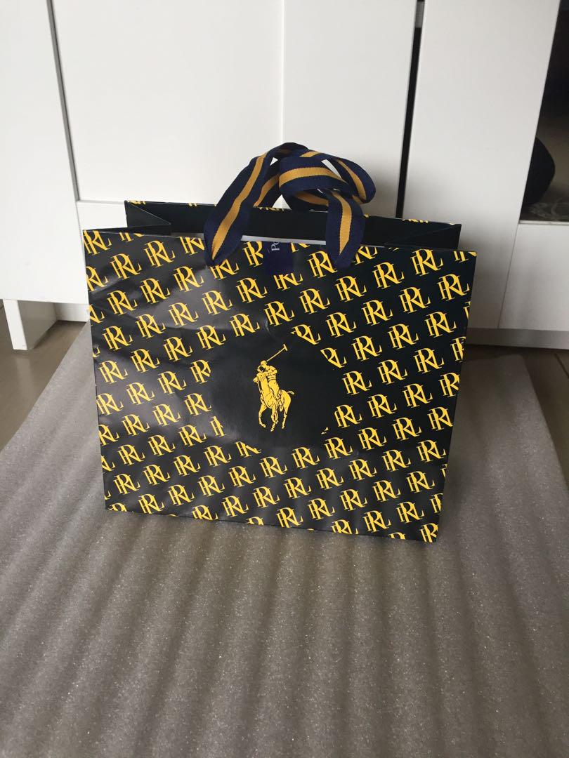 Paper discount bag polo