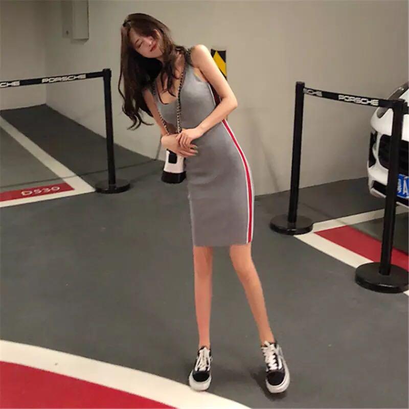 sporty bodycon dress