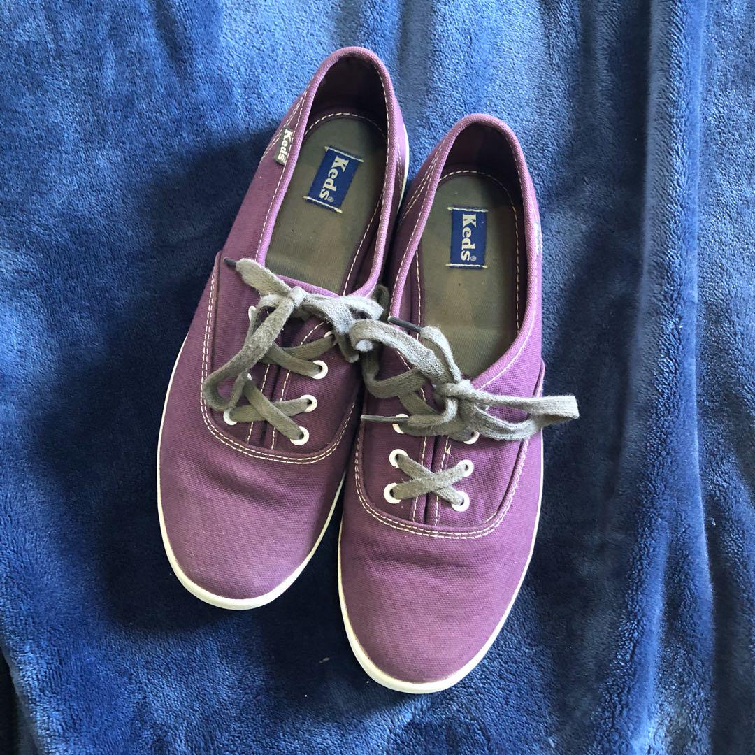 Keds champion purple top