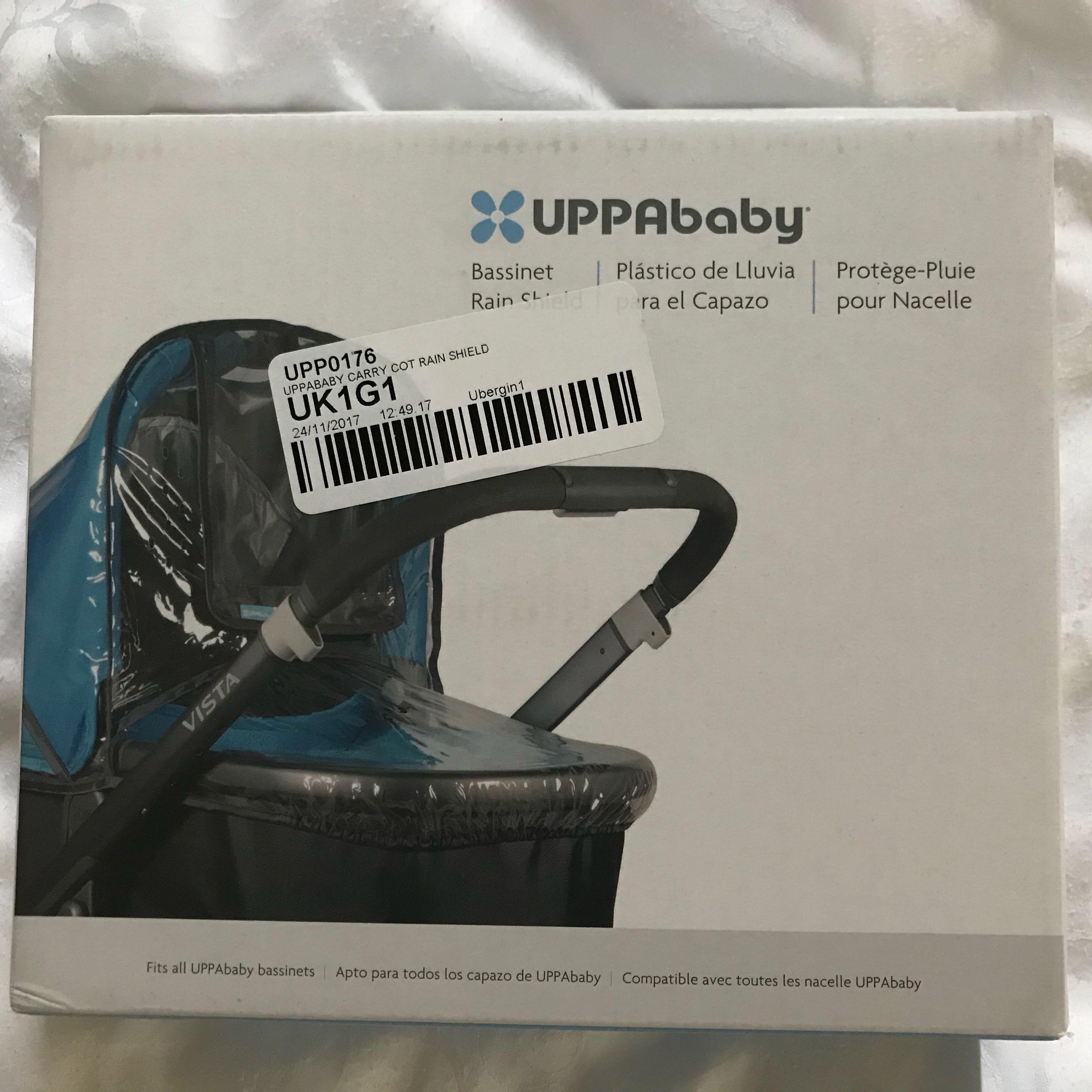 uppababy vista rain cover bassinet