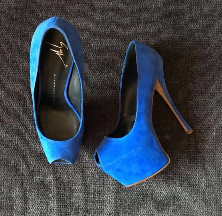 Royal blue giuseppe heels on sale