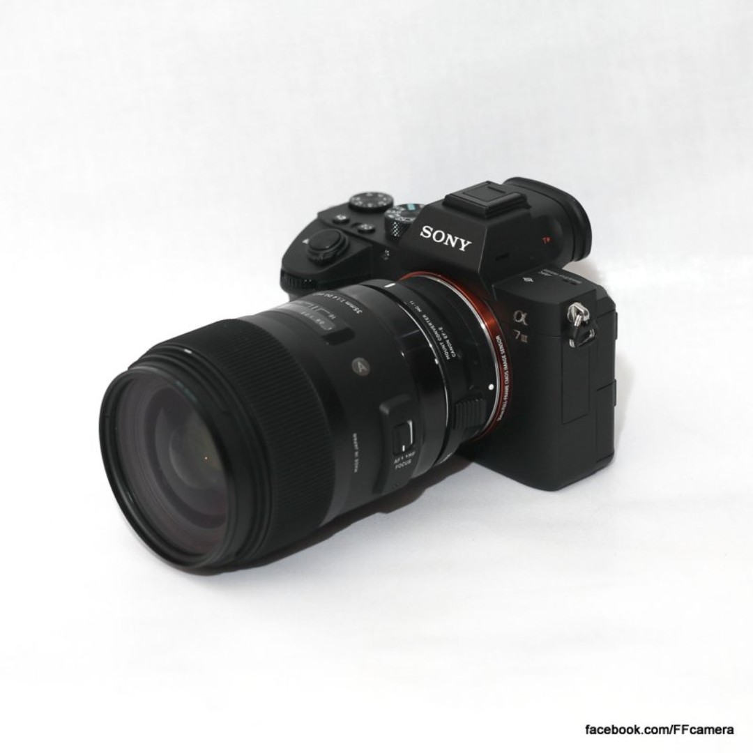 Rental Sony A7III + Sigma 35mm f1.4 Art + MC-11 Lens Rent Sewa Photography on Carousell