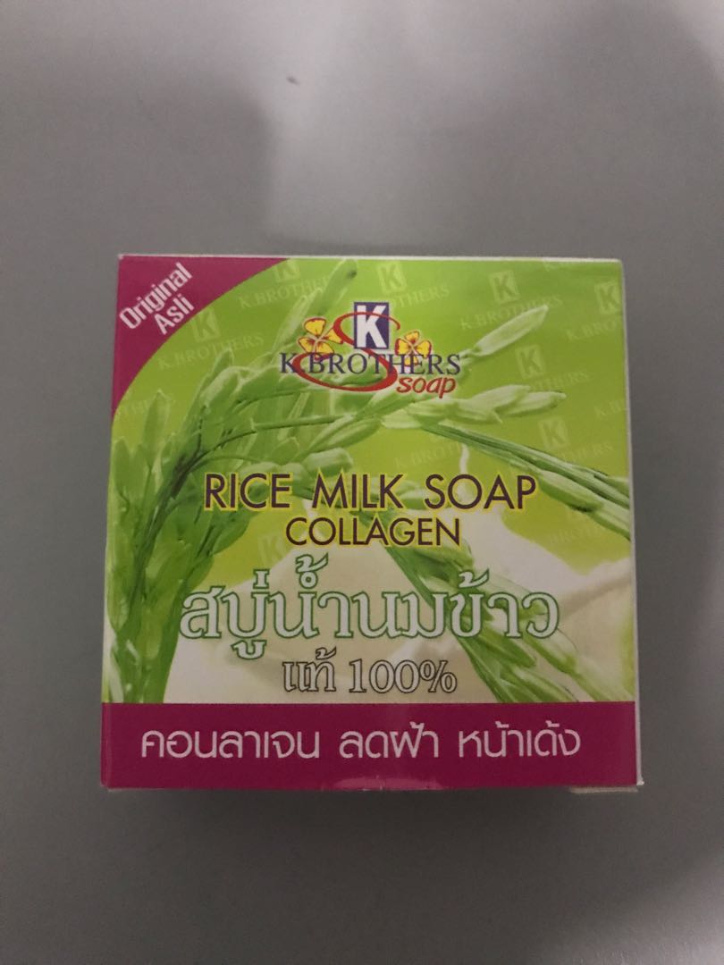 Rice Milk Soap Collagen, Health & Nutrition, Health Supplements, Health