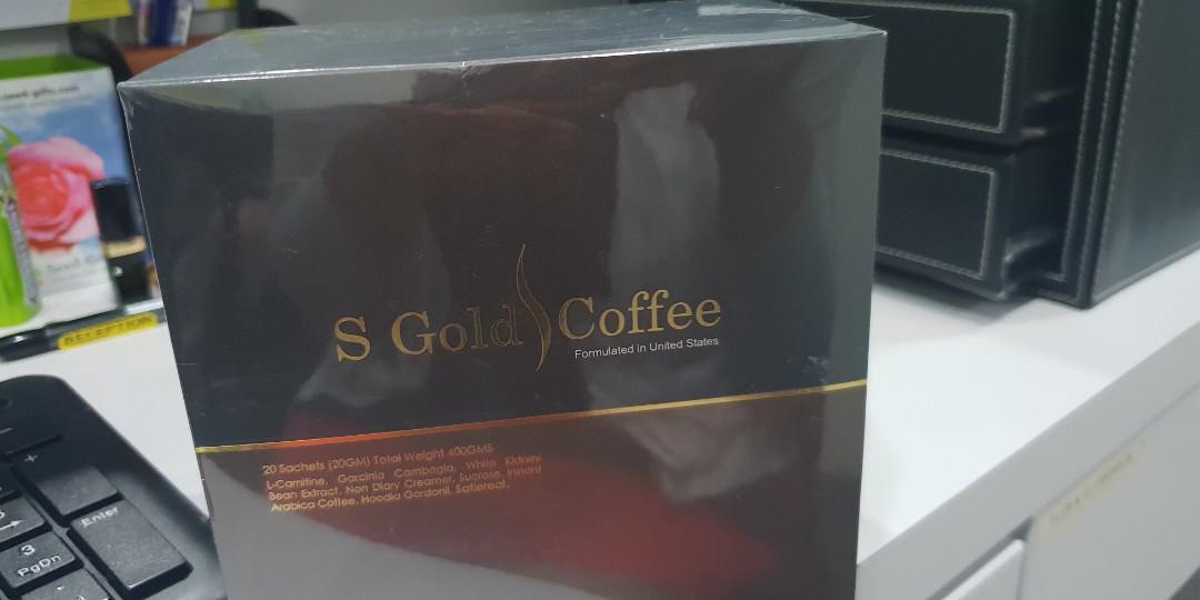 S Gold Slimming Coffee Food Drinks Beverages On Carousell