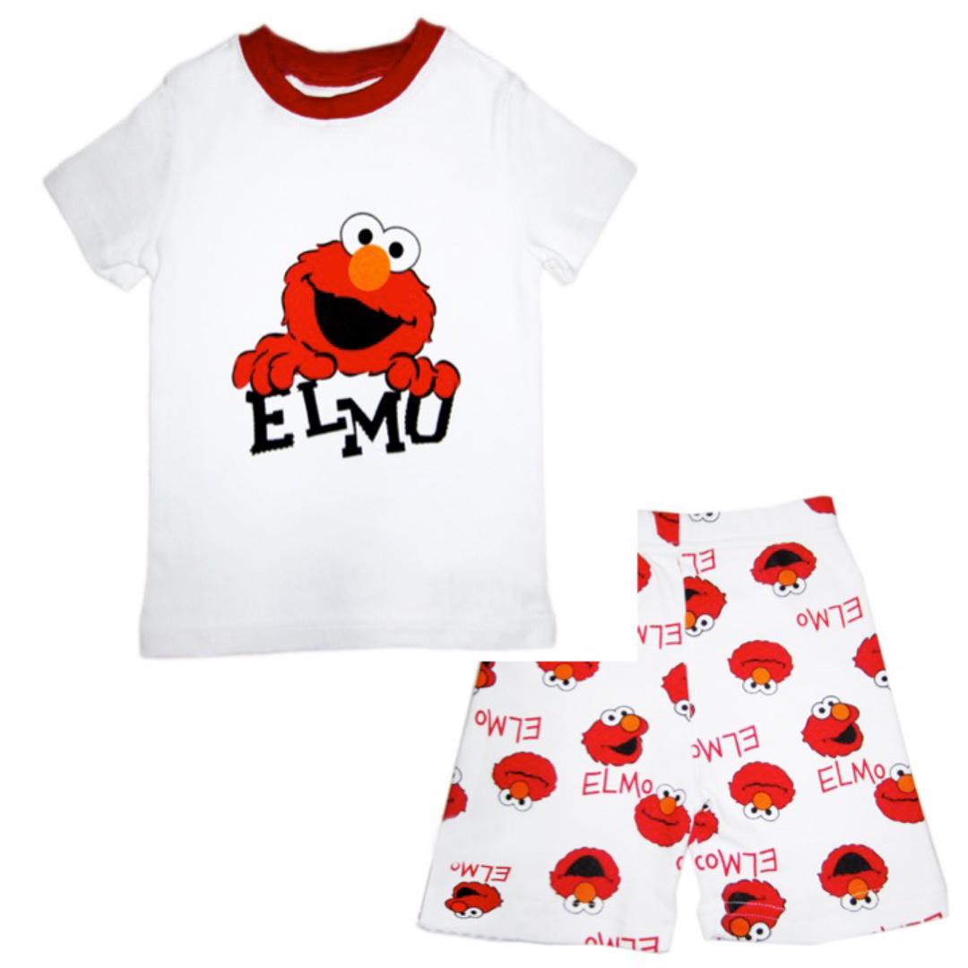 Sesame Street Elmo T Shirt And Shorts Set Babies Kids Boys Apparel 4 To 7 Years On Carousell - elmo shirt roblox