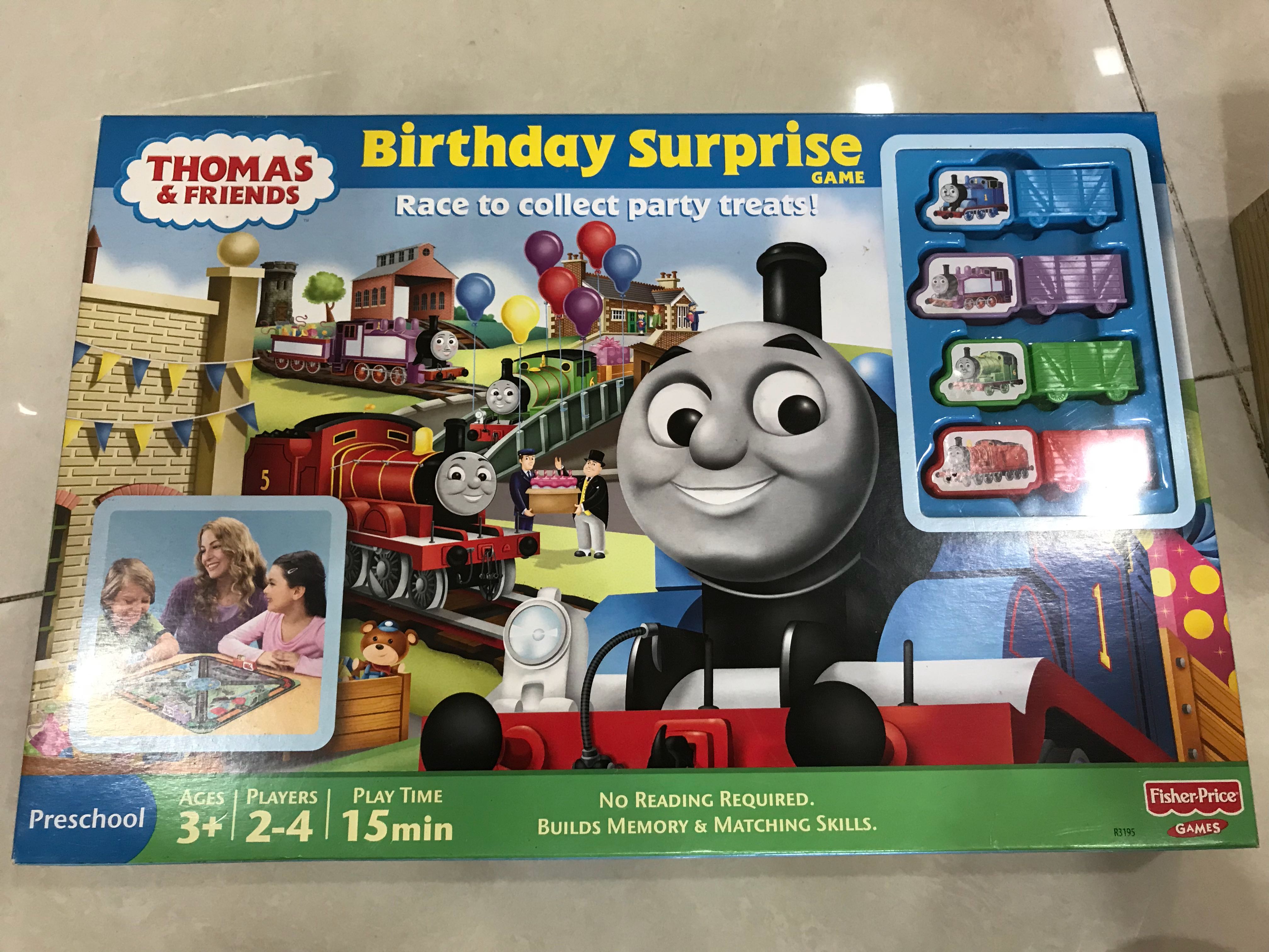 Thomas the train Birthday Surprise game, Hobbies & Toys, Toys & Games