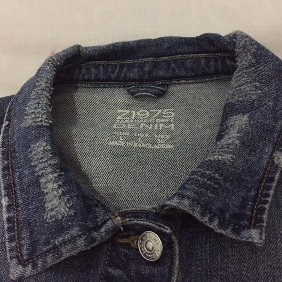 Z1975 zara basic dept denim jacket sales
