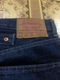 Levis 701 ORIGINAL JAPANESE BUCKLE