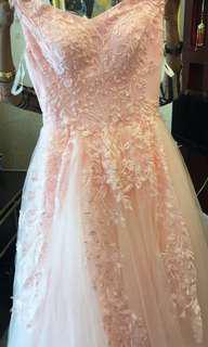 Baby pink gown