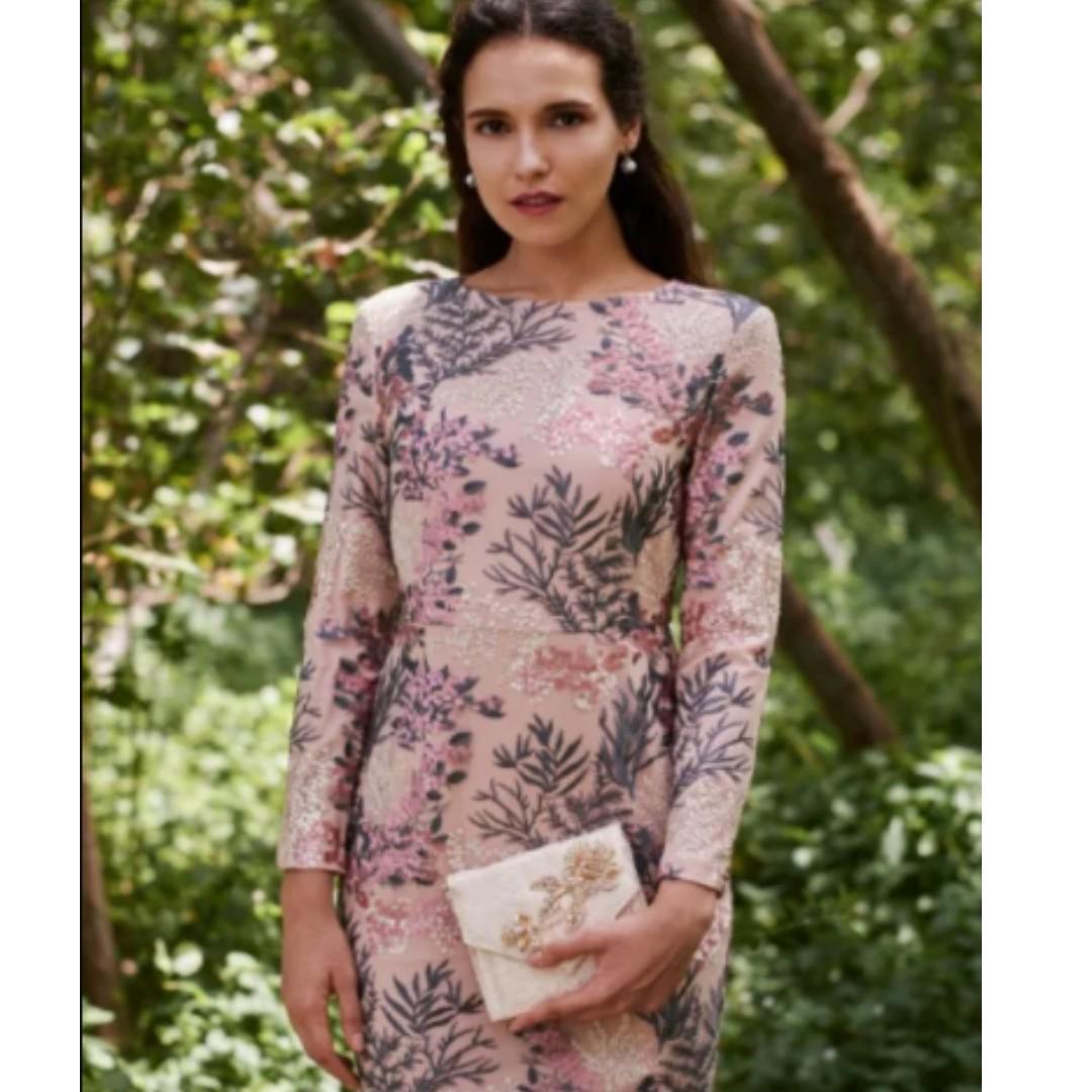 Zalia embroidered lace mermaid dress discount